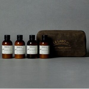 Le Labo Rose 31 bottle & hair traveling set